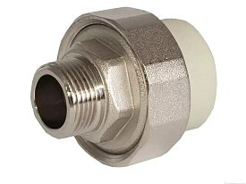 Муфта комб.разъём.(американка) с наружной резьбой 32x1/2" (80/...
